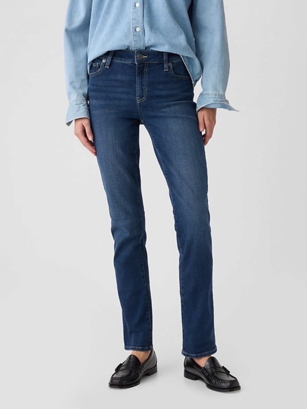Gap Classic Straight Mid Rise Jeans